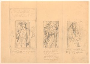 Design for Magazine Cover by Kenyon Cox