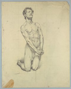 Figure Study for "The Temptation of St. Anthony" by Kenyon Cox