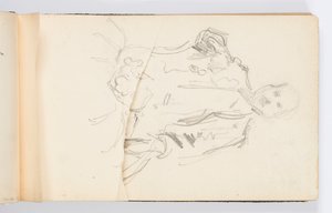 Sketchbook Page by Kenyon Cox
