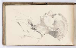 Sketchbook Page: Man in Profile