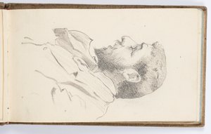 Sketchbook Page: Man in Profile
