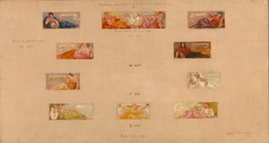 Sketches for the Decoration of a Private Library "A"