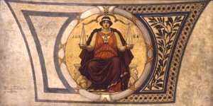 Study for Mosaic, Wisconsin State Capitol, Justice by Kenyon Cox
