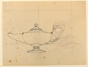 Study for "Science," "The Progress of Civilization: Science and Art," State Capitol, Des Moines, IA by Kenyon Cox
