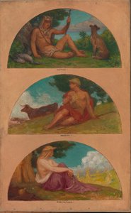 The Progress of Civilization: Hunting, Herding, Agriculture by Kenyon Cox