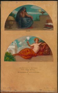 The Progress of Civilization: Science and Art (mural study, State Capitol, Des Moines, Iowa)