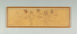 The Statute Law, Study for Right Panel of 
