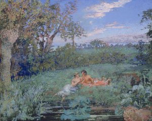 The Lovers on the River Bank
