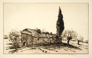 Deserted Farm, St. Cyr by Kerr Eby