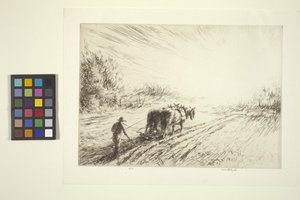 Early Plowing (Spring) by Kerr Eby