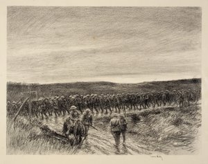 Infantry, Chateau Thierry by Kerr Eby