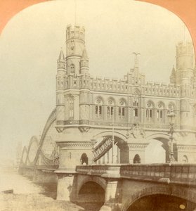 Kaiser Bridge, Hamburg, Germany, 1896