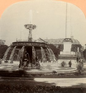 Royal Square, Fountain, Stuttgart, Germany