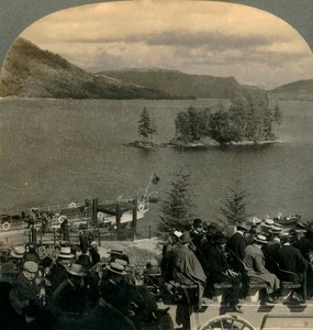 Traveling through the Enchanting Country of the Trossachs, Scotland, 1902 by Keystone View Company