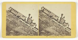 Ascending Mt. Washington, 1855-75 by Kilburn Brothers, BW Kilburn