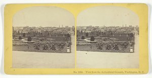 View from the Agricultural Grounds, Washington, D.C. by Kilburn Brothers, BW Kilburn
