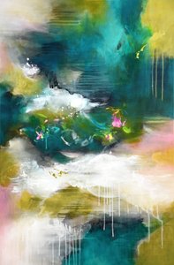 Vibrant Abstract Flow by Kirsten Handelmann
