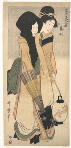 Geisha from the series Three Amusements of Contemporary Beauties