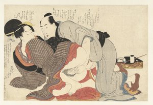 Married Man and Widow by Kitagawa Utamaro