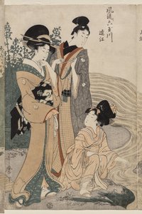 Omi Province from the series Fashionable Six Jewel Rivers