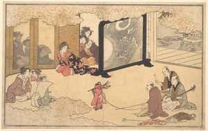 Seeing a Performance by Kitagawa Utamaro
