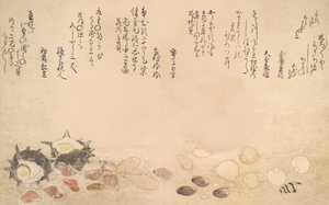 Shells under Water by Kitagawa Utamaro