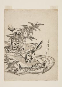 Sparrow by Kitagawa Utamaro