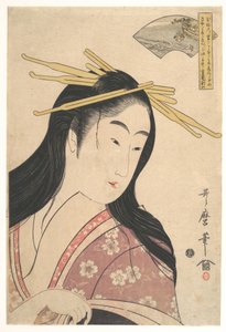 Tetsukuri no Tamagawa, from the series, "Six Tama Rivers" by Kitagawa Utamaro