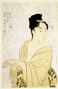 The Fancy-Free Type, from the series Ten Types in the Physiognomic Study of Women by Kitagawa Utamaro