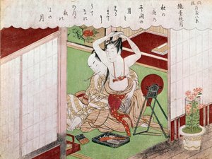 The toilet of the elegante