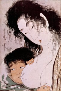 Yamauba and Kintaro by Kitagawa Utamaro