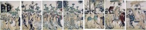 Yoshiwara Impromptu by Kitagawa Utamaro