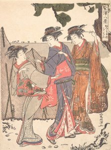 Three Women Standing on the Seashore, 1761-1816