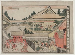 Chushingura: Act III from the series Perspective Pictures for The Treasure House of Loyalty, c. 17
