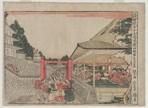 Chushingura: Act IV from the series Perspective Pictures for The Treasure House of Loyalty, c. 179