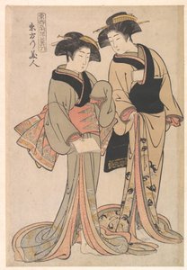 Beauties of the East by Kitao Shigemasa