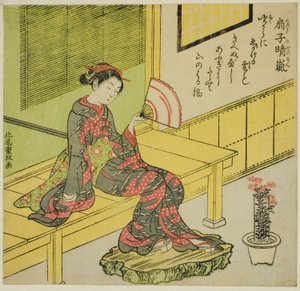 Clearing Breeze from a Fan by Kitao Shigemasa