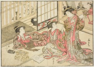 Courtesans of Kado Daikokuya, from the book 