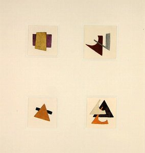 Four Compositions by Ivan Klyun