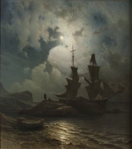 Moonlight on the Coast of Norway