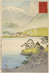 The Yumoto Sulfur Spring, Nikkō by Kobayashi Kiyochika