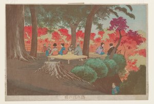 View of Takinogawa by Kobayashi Kiyochika