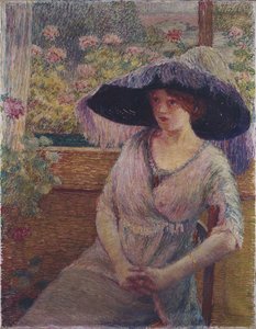 Girl with a Black Hat by Kojima Torajiro