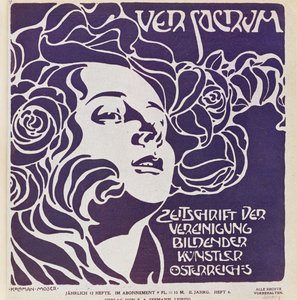 Cover for the 4th Issue in 1899 of Ver Sacrum by Koloman Moser
