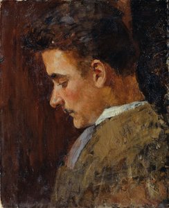 Youth Portrait of Rudolf Steindl, Brother-in-law of the Artist