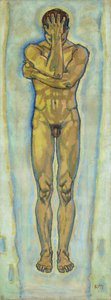 Male Nude Yellow and Blue, 1913