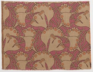 Textile design, 1898 by Koloman Moser