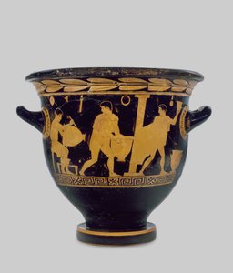 Attic Red-Figure Bell-Crater, Decorated with the Interior of a Potter