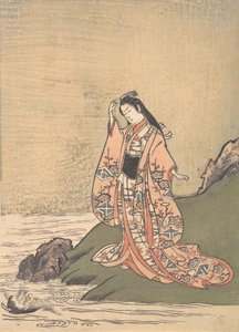 A Girl on the Edge of a Stream Sees a Demon