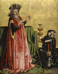 Abischai Before David from the Heilspiegel Altarpiece, c.1435